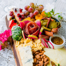 charcuterie board for two
