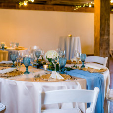 classy boy baby shower centerpiece