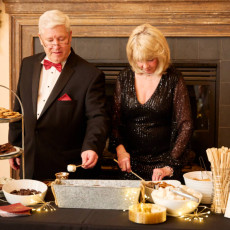 wedding smores station